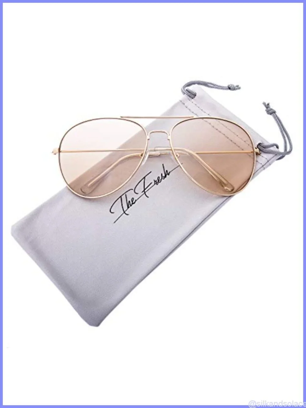 Aviator Sunglasses Oversized Retro Full Frame UV400 Protection